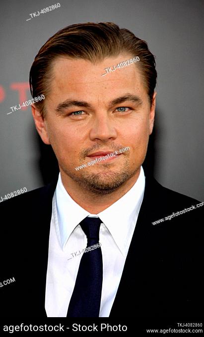 Leonardo DiCaprio at the Los Angeles premiere of 'Inception' held at the Grauman's Chinese Theatre in Hollywood on July 13, 2010. Credit: Lumeimages