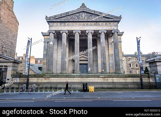 Surgeons Hall Museums on Nicolson St in Edinburgh, the capital of Scotland, part of United Kingdom