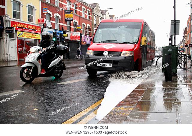 London faces a day of heavy rain Featuring: Atmosphere Where: London, United Kingdom When: 13 Oct 2016 Credit: WENN.com