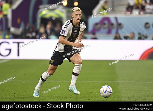 Nico SCHLOTTERBECK (GER), action, individual action, single image, cut out, full body shot, full figure Germany (GER) - Japan (JPN) 1-2 group stage Group E on...