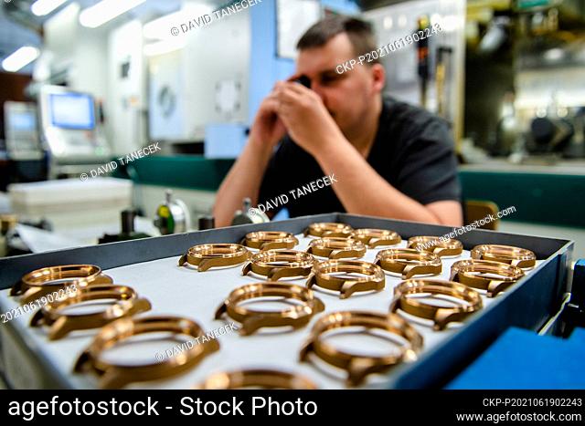A part of a production of the Elton hodinarska, a maker of Prim wrist watches, is seen on June 10, 2021, in Nove Mesto nad Metuji, Czech Republic