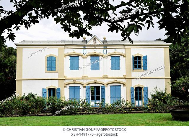 Villele Museum settled in the colonial mansion Saint-Gilles-Les Hauts Reunion island, overseas departement of France, Indian Ocean
