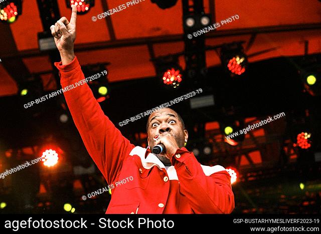 Roskilde, Denmark. 29th, June 2023. The American rapper Busta Rhymes performs a live concert during the Danish music festival Roskilde Festival 2023 in Roskilde