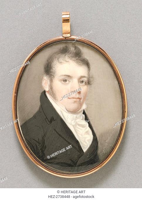 Portrait of John Clark, 1814. Creator: William Doyle (American, 1769-1828); Henry Williams (American, 1787-1830), and