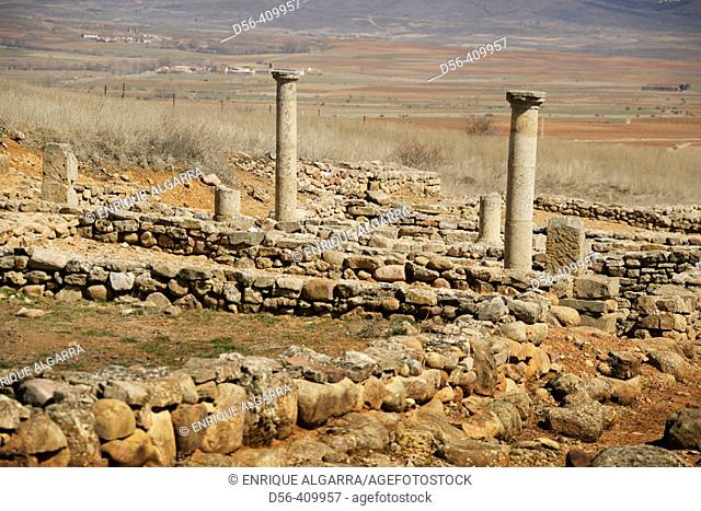 Spain. Numancia. Ancient city of Celtiberians and Arevacos. 7Km from Soria. On the elevated and large hill of La Muela de Garay (limited by the elevations of...