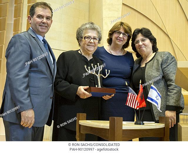 Several hundred people gather Sunday, April 23, 2017 at Washington, DC?s Adas Israel Congregation to commemorate Yom Hashoah, Holocaust Remembrance Day