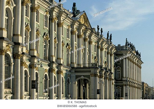 winter palace Erimitage in St. Petersburg, Russian Federation, St. Petersburg