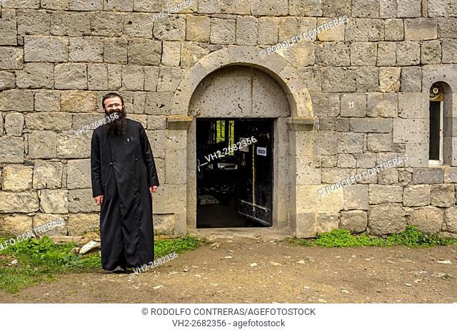 Monk in Tatev monastery, Armenia