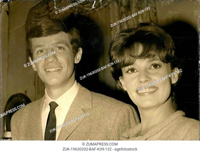Feb. 02, 1963 - Jeanne Moraeu And J.P.Belmondo Together Again: Two of the most famous French film stars wil appear together again in Marcel Ophul's and Paul...