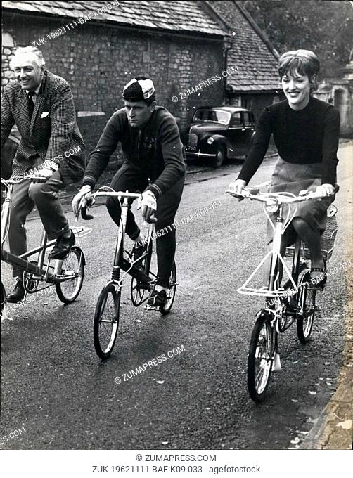 Nov. 11, 1962 - The latest in cycling - The Mini-Bike; Alex Moulton, the man who designed a revolutionary suspension system for the Morris minicars