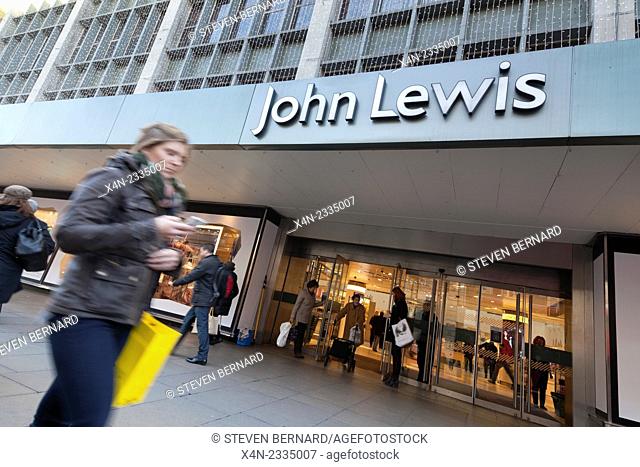 John Lewis department store on Oxford Street, London, United Kingdom