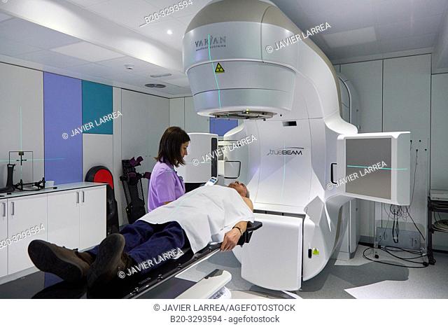 Linear accelerator, Radiotherapy, Oncology, Hospital Donostia, San Sebastian, Gipuzkoa, Basque Country, Spain