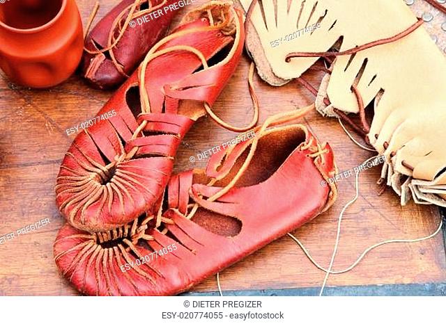 Werkstatt eines römischen Schuhmachers