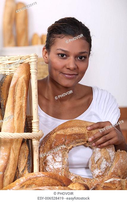 Female baker