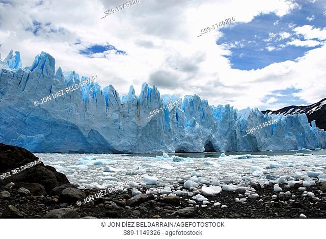 Front of the glacier Perito Moreno Argentina