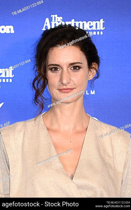 Actress Aurora Peres during the photocall of the tv series Esterno Notte. Rome, Italy 03 Nov 2022