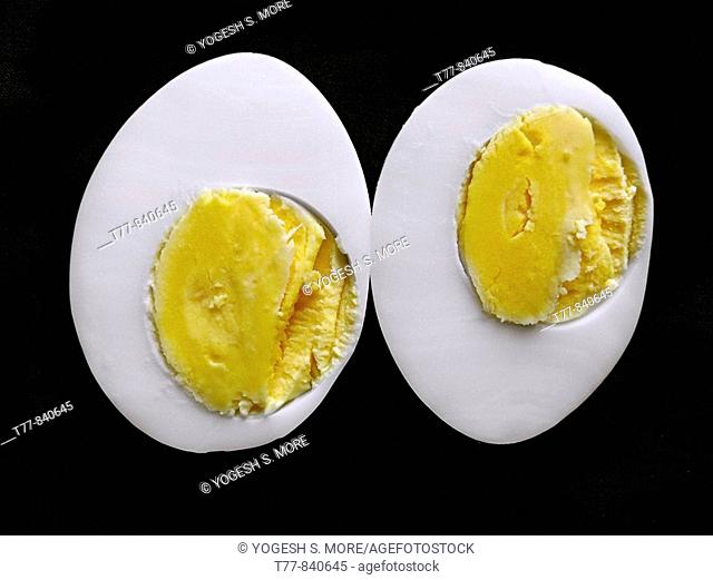 Sliced Boiled Hen's White Eggs  Pune, Maharashtra, India