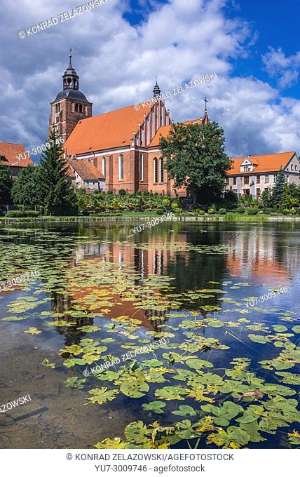Gothic Church of Saint Anne and Saint Stephen in Barczewo town, Warmian-Masurian Voivodeship of Poland