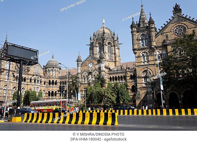 Chhatrapati Shivaji Terminus Mumbai Maharashtra India Asia Jan 2012