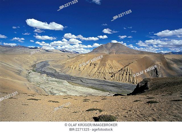 High altitude desert, Manali Leh Highway, at Pang, Ladakh, Indian Himalayas, Jammu and Kashmir, North India, India, Asia