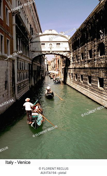 Italy - Venice - Gondolas