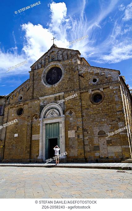 The Church Santa Maria Assunta in Volterra in Tuscany, Italy