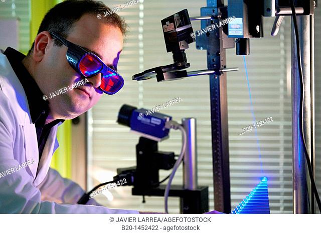3D laser scanner, laser measurement of hot objects, Image processing lab, Tecnalia Research, Development & Innovation Centre, Zamudio, Bizkaia, Euskadi, Spain