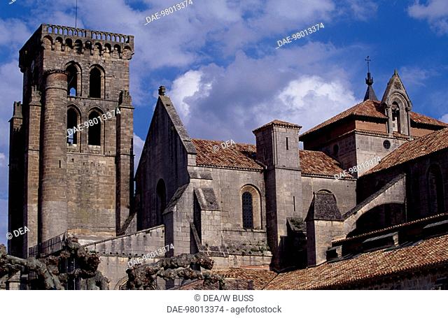 View of the Monastery of Santa Maria la Real de las Huelgas, Burgos, Castile and Leon. Spain, 12th-13th century