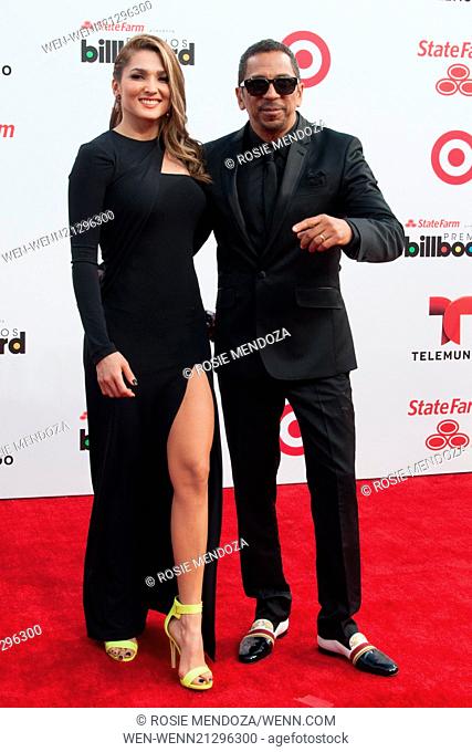 Billboard Latin Music Awards 2014 held at Bank United Center - Arrivals Featuring: Dulce Maria Valdez, Alberto Barros Where: Miami, Florida