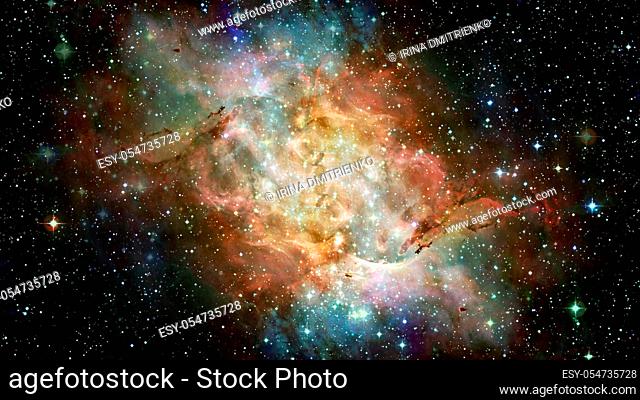 Galaxy about 23 million light years away. Elements of this image furnished by NASA