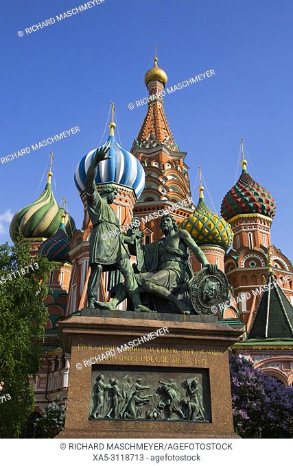 St Basil's Cathedral, Red Square, UNESCO World Heritage Site, Moscow, Russia