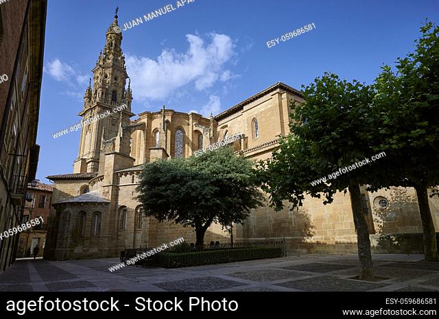 12-08-2021, Santo Domingo de la Calzada, La Rioja, Spain, Europe, Detail of the Cathedral, Way of St James
