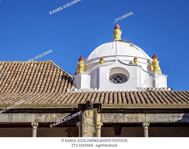 Monastery of Nossa Senhora da Assuncao, detailed view, Faro, Algarve, Portugal