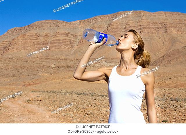 Woman Morocco water
