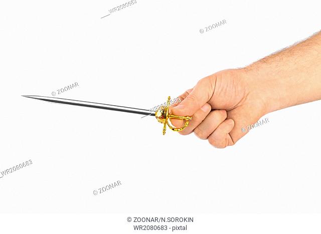 Hand with small sword