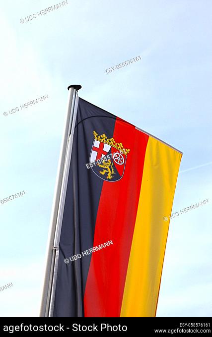 Flag of Rhineland-Palatinate (Germany)
