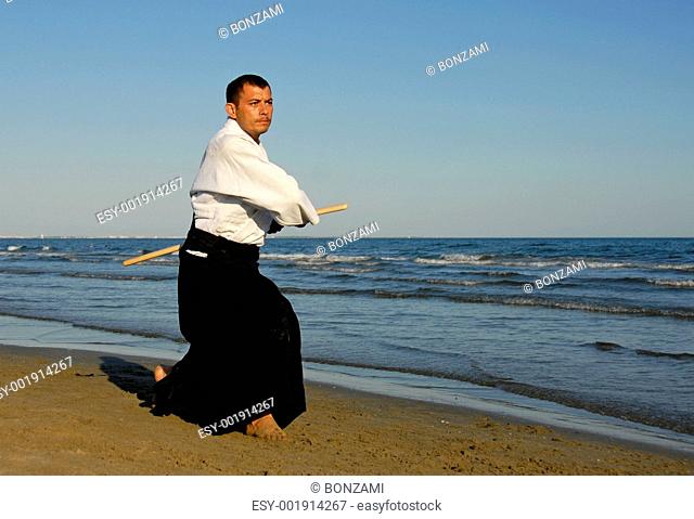 aikido on the beach