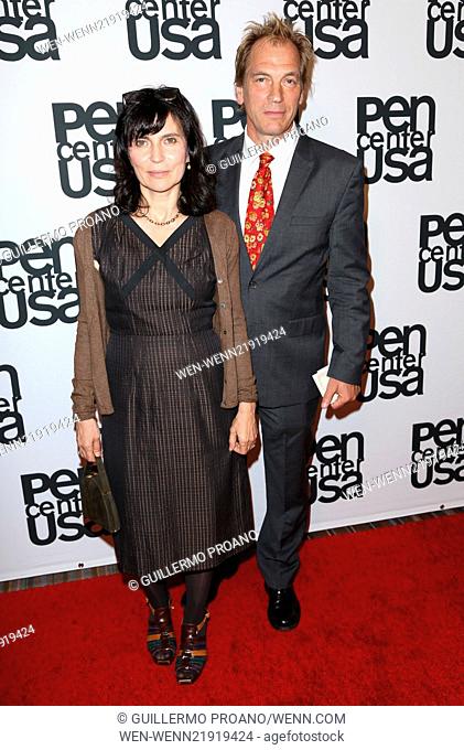 The 24th Annual Literary Awards Festival at PEN Center USA - Arrivals Featuring: Julian Sands, Evgenia Citkowit Where: Los Angeles, California