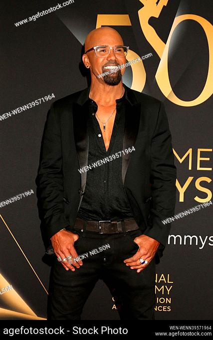 50th Daytime Emmy Awards Winners Walk at the Bonaventure Hotel on December 15, 2023 in Los Angeles, CA Featuring: Shemar Moore Where: Los Angeles, California