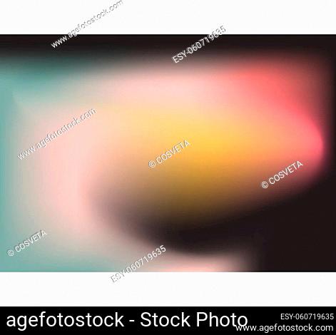 Abstract blur fluid shapes wave pattern, wavy liquid trendy background. Retro gradient texture graphic design vector Template Copy space Poster Layout Flyer...
