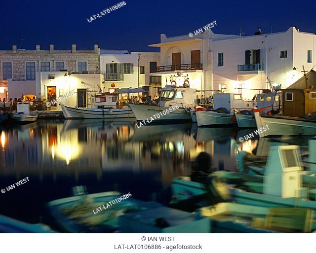 Naousa is located on the north coast of Paros. It is a popular tourist destination due to its good climate