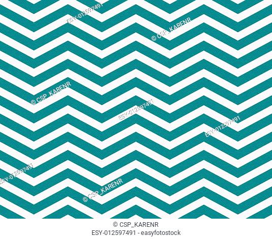 Dark Teal and White Zigzag Textured Fabric Background