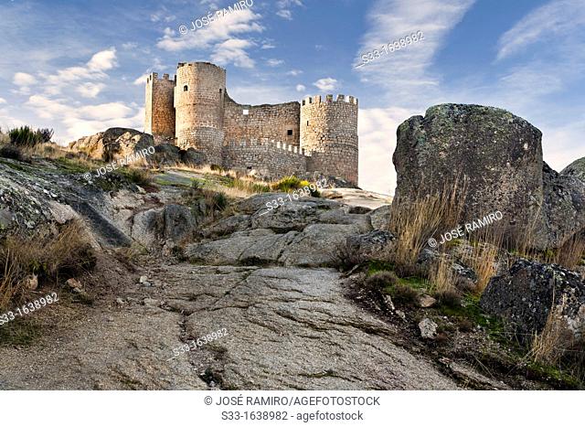 The Manqueospese castle in Mironcillo  Ávila  Castilla León  Spain