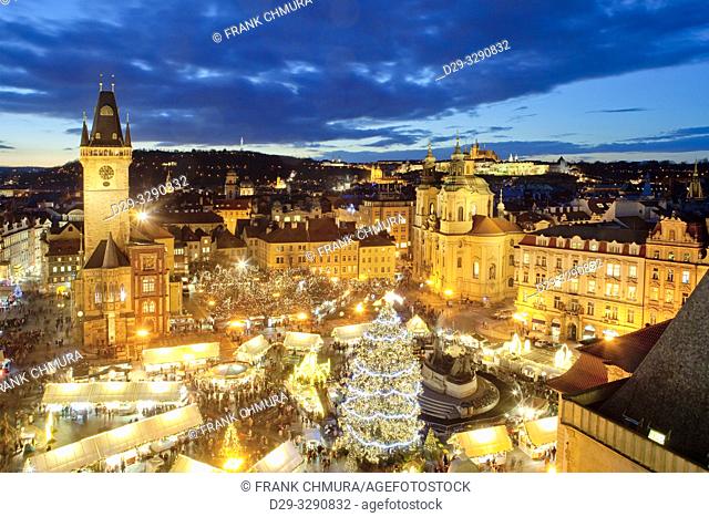 Czech Republic, Prague - Christmas Market at the Old Town Square