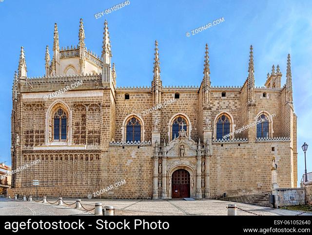 The Monastery of San Juan de los Reyes (Monastery of Saint John of the Monarchs) is an Isabelline style monastery in Toledo, Spain