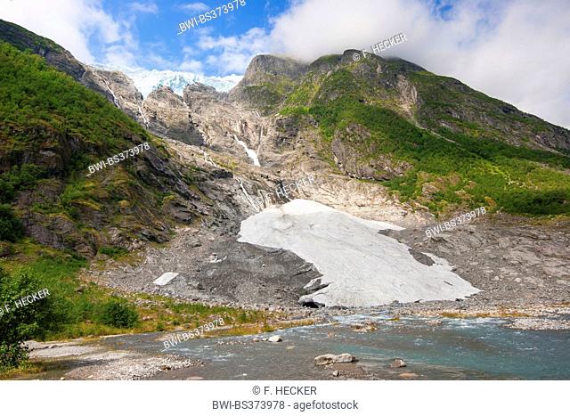 Jostedalsbreen glacier, Norway, Jostedalsbreen National Park, Supphella