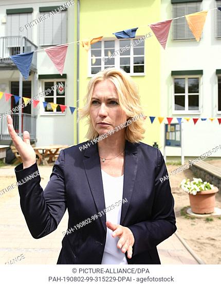 02 August 2019, Mecklenburg-Western Pomerania, Heringsdorf: Manuela Schwesig (SPD), Prime Minister of Mecklenburg-Vorpommern
