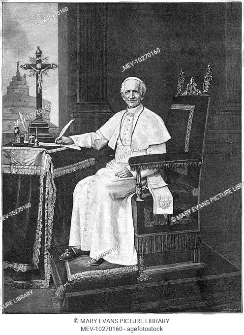 Pope Leo XIII (Gioacchino Vincenzo Raffaelle Luigi Pecci) Born 1810, died 1903