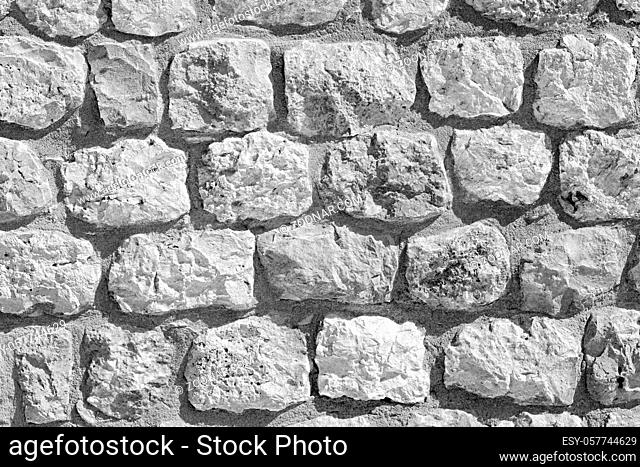 near  house and block building abstract background in oman the old wall