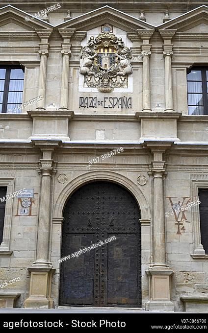 Alcaniz city hall (XVI century). Bajo Aragon, Teruel, Aragon, Spain